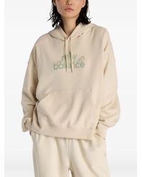 New Balance - Flower Hoodie Hoodies - Lyst