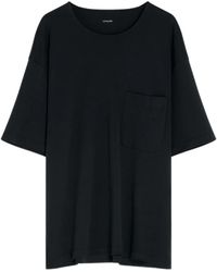 Lemaire - Patch-Pocket Crewneck T-Shirt - Lyst