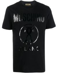 Moschino - Logo-Print Organic Cotton T-Shirt - Lyst