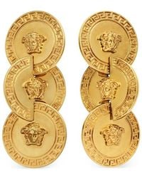 Versace - Medusa Pendant Drop Earrings - Lyst