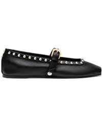 Stuart Weitzman - Perry Studded Ballet Flats - Lyst