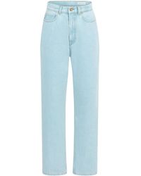 Nina Ricci - Logo-Patch High-Rise Boyfriend Jeans - Lyst
