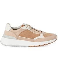 Brunello Cucinelli - Nubuck And Suede Runners - Lyst