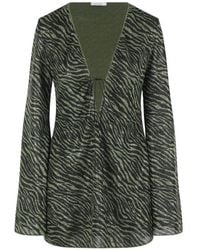 Oséree - Animal-Print Kaftan Dress - Lyst