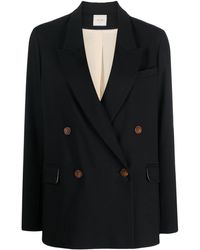 Alysi - Double-breasted Peaked-lapels Blazer - Lyst