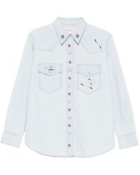 Filson - Embroidered Denim Shirt - Lyst