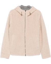 Herno - Fleece-Texture Hooded Jacket - Lyst