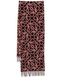 Loewe - Gemusterter Schal - Lyst