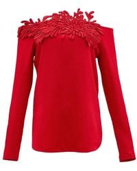 Silvia Tcherassi - Belinda Floral-Appliqué Blouse - Lyst
