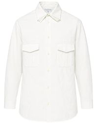 Yohji Yamamoto - Chemise Matelassée À Triple Col - Lyst