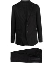 Tagliatore - Single-breasted Cotton-blend Suit - Lyst
