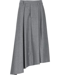 Brunello Cucinelli - ピンタック スカート - Lyst