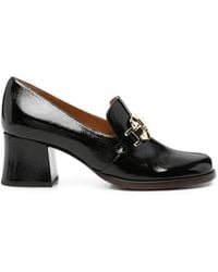 Chie Mihara - Teil Buckle-Detail Patent Loafers - Lyst