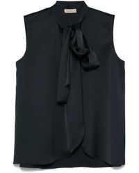 Blanca Vita - Oberteil Aus Satin - Lyst