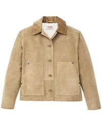 Filson - Short Suede Barn Jacket - Lyst