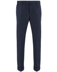 Jacob Cohen - Pressed-Crease Turn-Up Trousers - Lyst
