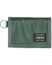 Porter-Yoshida and Co - Portefeuille Pliant À Patch Logo - Lyst