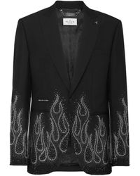 Philipp Plein - ラインストーントリム ジャケット - Lyst