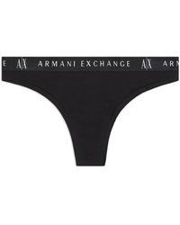ARMANI EXCHANGE - Logo-Waistband Briefs - Lyst