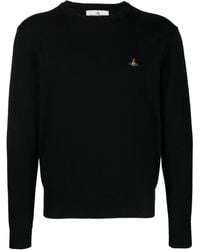 Vivienne Westwood - Cotton Crewneck Sweater - Lyst