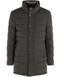 Moorer - Calegari-Kn Quilted Button Coat - Lyst