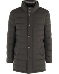 Moorer - Calegari-Kn Quilted Button Coat - Lyst