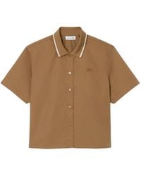 Lacoste - Chemise À Logo Brodé - Lyst