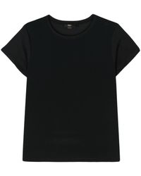 Seventy - Round-neck Panelled T-shirt - Lyst