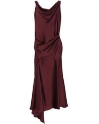 Victoria Beckham - Drapiertes Posy Kleid - Lyst