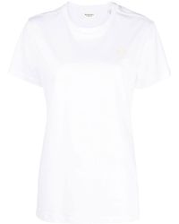 Isabel Marant - Aby Logo-embroidered T-shirt - Lyst
