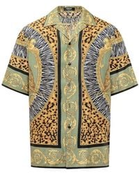 Versace - レオパード シャツ - Lyst