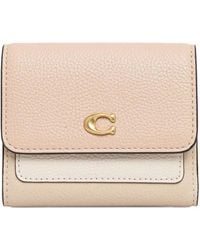 COACH - Logo-Plaque Wallet - Lyst