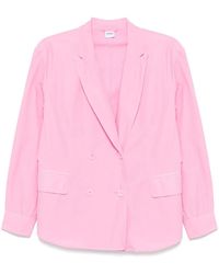 Aspesi - Blazer Con Doble Botonadura - Lyst