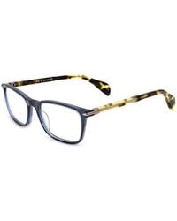 Rag & Bone - Tortoiseshell-Effect Rectangle-Frame Glasses - Lyst