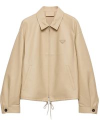 Prada - Bomberjack Met Rits - Lyst