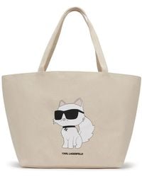 Karl Lagerfeld - Borsa Tote Ikon Choupette - Lyst
