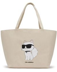 KARL LAGERFELD - Ikon Choupette Tote Bag - Lyst