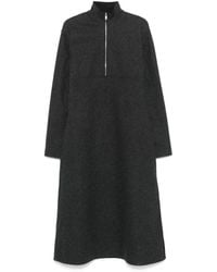 Jil Sander - Virgin Wool Midi Dress - Lyst