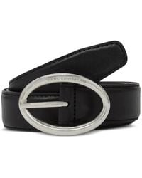 KARL LAGERFELD - Rounded Buckle Belt - Lyst