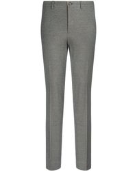 Etro - Houndstooth-jacquard Chino Trousers - Lyst