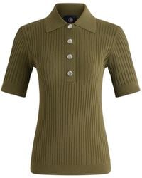 Fusalp - Vera Ribbed Polo Shirt - Lyst