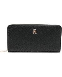 Tommy Hilfiger - Monogram Zip-Around Wallet - Lyst