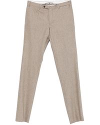 Incotex - Pressed-Crease Trousers - Lyst