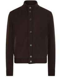 ZEGNA - Button-Fastening Panelled Cardigan - Lyst