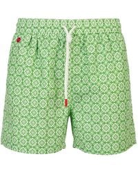 Kiton - Floral-Print Swim Shorts - Lyst