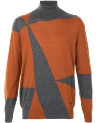 emporio armani block colour sweatshirt