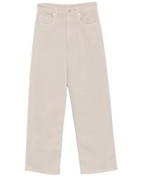 Brunello Cucinelli - Logo-Patch Trousers - Lyst