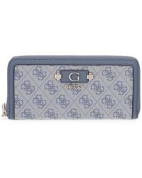 Guess - Logo-Print Detachable-Strap Wallet - Lyst