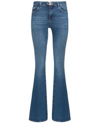 Liu Jo - Logo-Plaque Flared Jeans - Lyst