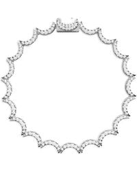 Apm Monaco - Waves Crystal-Embellished Bracelet - Lyst